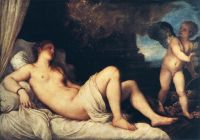 Titian Danae And The Shower Of Gold - 1544
