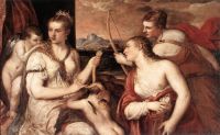 Titian Venus Blindfolding Cupid canvas print