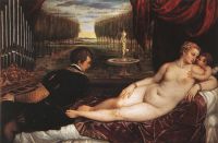 Tizian Venus mit Organist und Amor