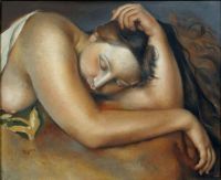 Togores Josep De Girl Sleeping 1923 canvas print