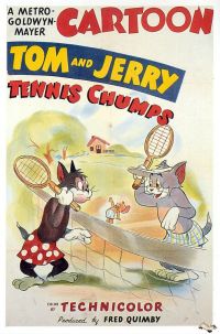 Tom Jerry Tennis Chumps 1949 영화 포스터