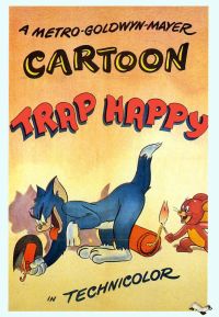 Tom Jerry Trap Happy 1946 Movie Poster canvas print