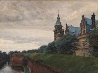 Tom Petersen Peter Scenery With Kronborg Castle canvas print
