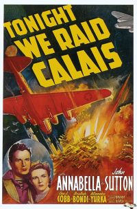 투나잇 We Raid Calais 1943 영화 포스터