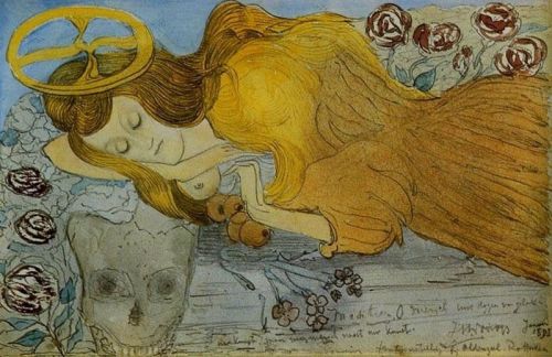Toorop Jan Aggressivity Of Sleep 1898 canvas print