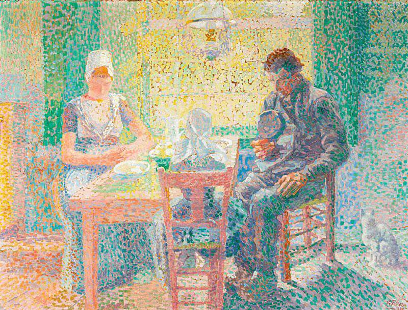 Toorop Jan Gebed Voor De Maaltijd 1907 canvas print