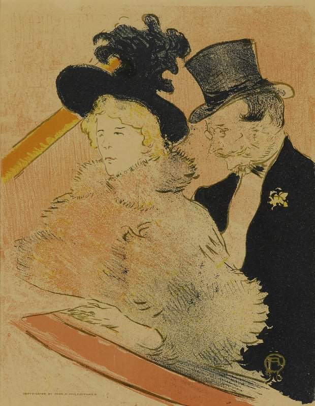 Toulouse Lautrec Henri De Au Concert canvas print