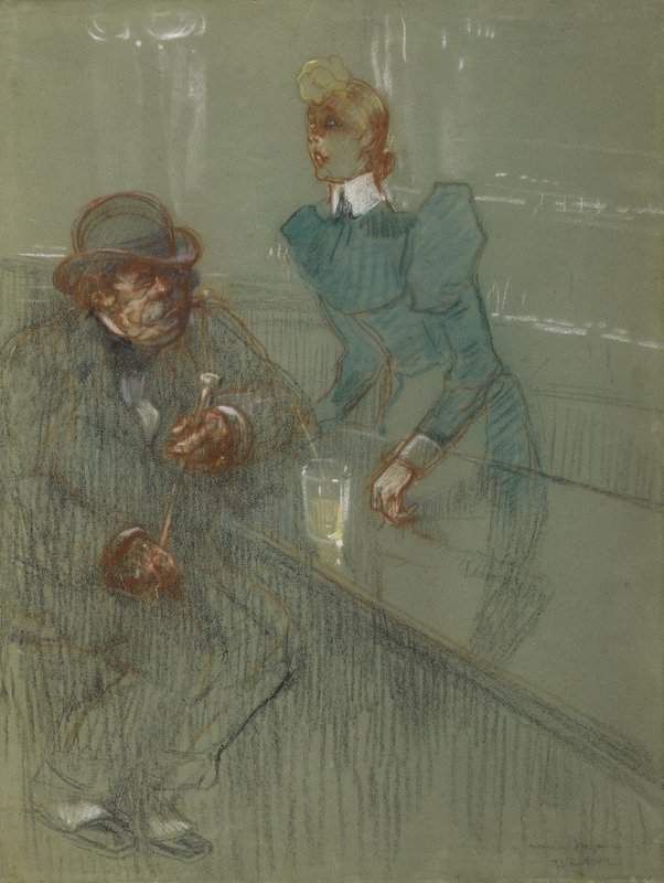 Toulouse Lautrec Henri De Bar Maid 1898 canvas print