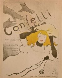 Toulouse Lautrec Henri De Confetti 1894 canvas print