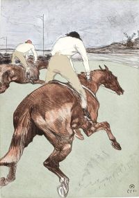 Leinwanddruck Toulouse Lautrec Henri De Le Jockey