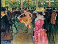 Toulouse Lautrec The Danse At The Moulin Rouge canvas print