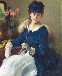 توسان فرناند مطبوعة على قماش كتاني لامرأة أنيقة