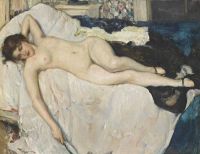 Toussaint Fernand Reclining Nude canvas print