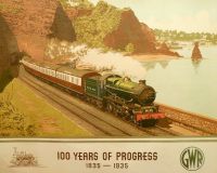 Travel Poster 100 Years Of Progress Gwr