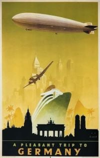 Travel Poster A Pleasant Trip To Germany