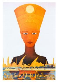여행 포스터 아프리카 이집트 국영 철도