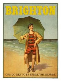 Travel Poster Brighton Oh I Do canvas print