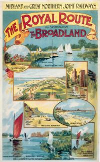 Reiseplakat Broadlands Leinwanddruck