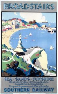 Travel Poster Broadstairs Southern Rail