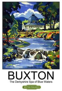 Reiseposter Buxton British Rail Leinwanddruck
