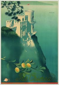 Travel Poster Crimea canvas print