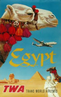 Travel Poster Egypt canvas print