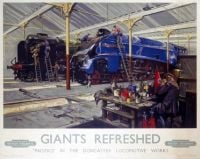 Travel Poster Giants Refreshed canvas print