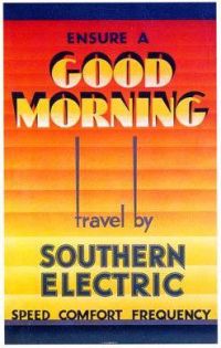 Travel Poster Good Morning canvas print