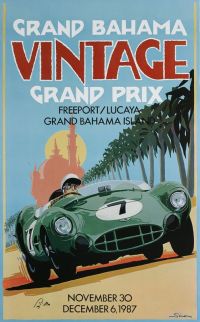 Travel Poster Grand Bahami Grand Prix