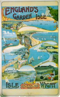 Travel Poster Ilse Of Wight canvas print