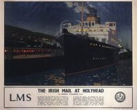Reiseplakat Irish Mail Holyhead Leinwanddruck
