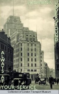 Reiseposter Londons Underground Leinwanddruck