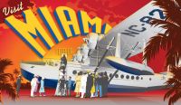 Reiseplakat Miami Leinwanddruck