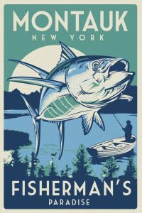 Reiseplakat Montauk New York Leinwanddruck