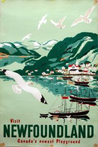 Reise-Plakat Neufundland Besuch Leinwanddruck
