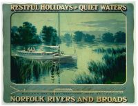 Travel Poster Norfolk canvas print
