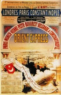 Reiseplakat Orient Express Leinwanddruck