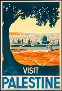 Reiseplakat Palästina Leinwanddruck