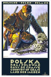 Travel Poster Polska canvas print