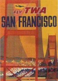Reiseplakat San Francisco 3 Leinwanddruck