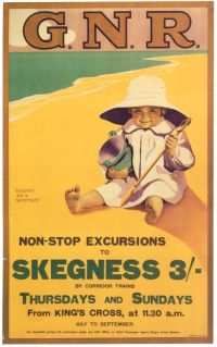 Travel Poster Skegness Excursions canvas print