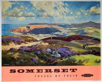 Travel Poster Somerset canvas print