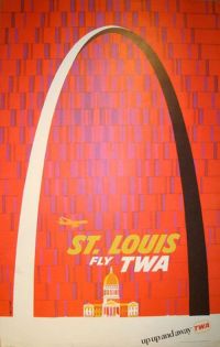 Travel Poster St Louis canvas print