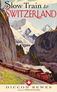 Travel Poster Switzerland Slow Train canvas print