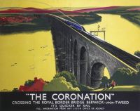 Travel Poster The Coranation canvas print