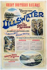 Travel Poster Ullswater canvas print