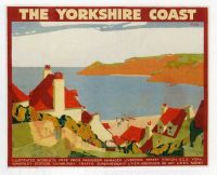 Travel Poster Yourshire Coast canvas print