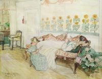 Triepcke Kroyer Alfven Marie Interior 1898 قماش مطبوع
