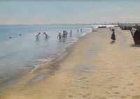 Triepcke Kroyer Alfven Marie Summer Day At The South Beach Of Skagen 1