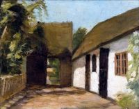Triepcke Kroyer Alfven Marie White Courtyard And Gate